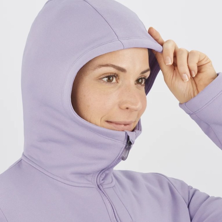 Chaquetas Salomon Essential Xwarm Mujer Lavanda | MX DNLF250